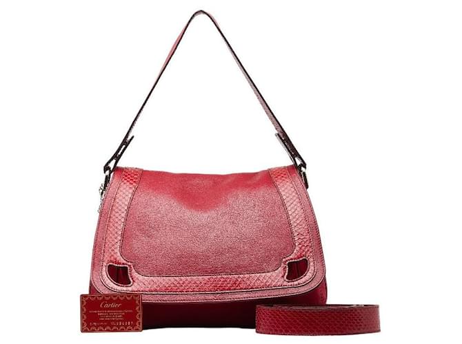 Leather Marcello de Cartier Shoulder Bag  ref.1333001