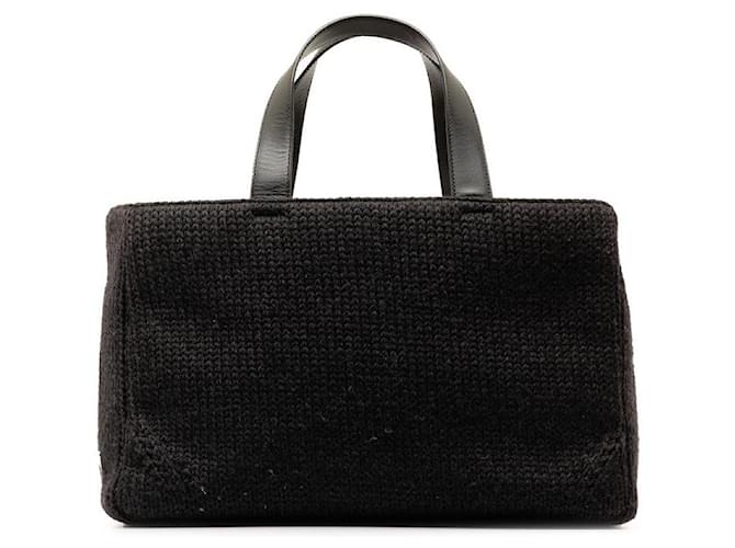 Prada Wool Knit Handbag  B8385 Cloth  ref.1333004