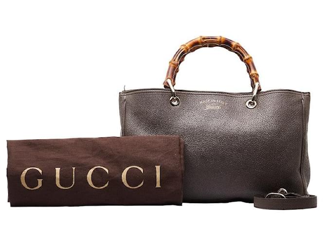 Gucci Bamboo Shopper Top Handle Bag Leather  ref.1333007