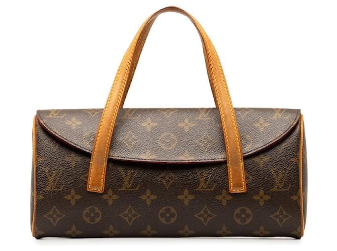 Louis Vuitton Sonatine Monogram Handbag Canvas Handbag M51902 in good condition Cloth  ref.1333027