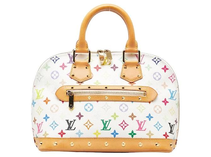 Louis Vuitton Alma Canvas Handbag M92647 in good condition Cloth  ref.1333032