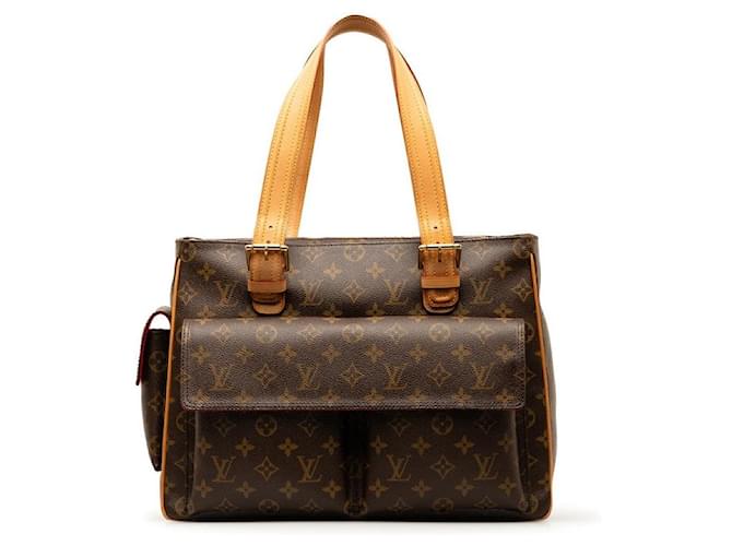 Louis Vuitton Multiplicite Tote Bag Canvas Tote Bag M51162 in good condition Cloth  ref.1333034