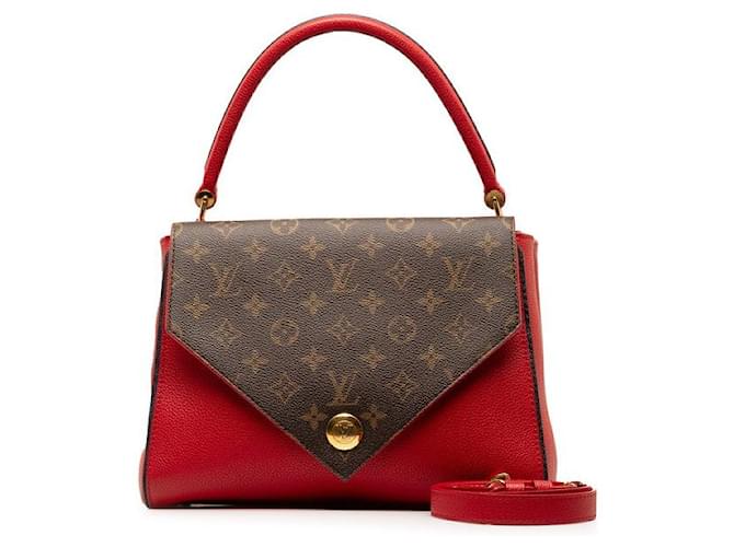 Louis Vuitton Double V Canvas Handbag M54624 in Good condition Cloth  ref.1333038