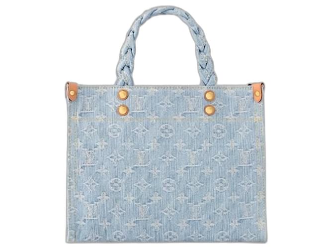Louis Vuitton LV Let Go PM denim handbag Blue  ref.1333177