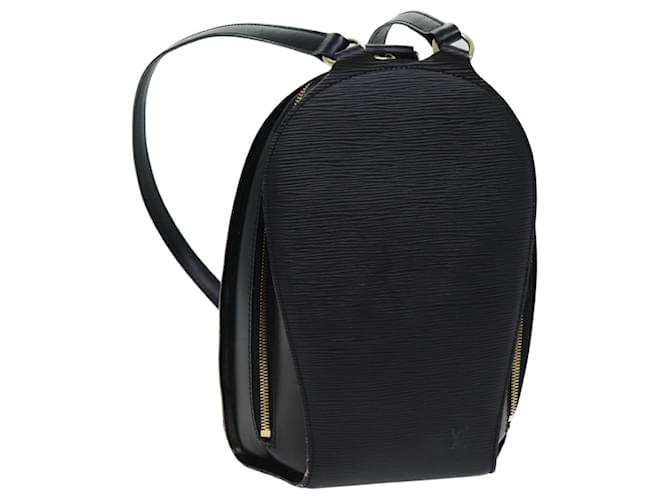 LOUIS VUITTON Epi Mabillon Backpack Black M52232 LV Auth yk11505 Leather  ref.1333404