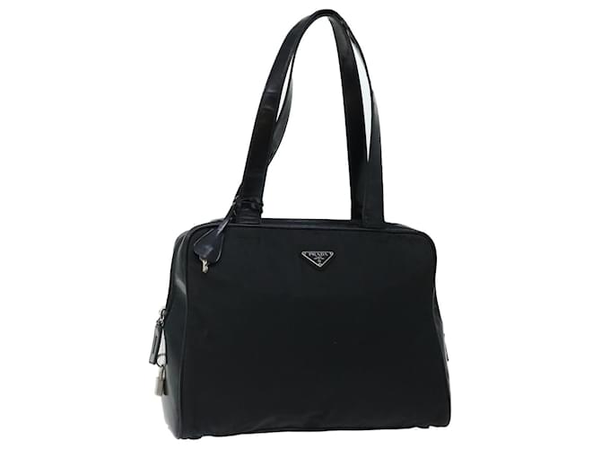 PRADA Shoulder Bag Nylon Black Auth bs13412  ref.1333405