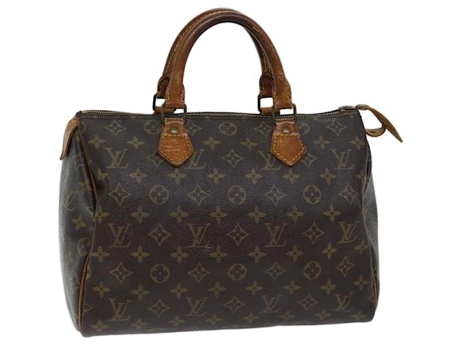 Louis Vuitton Monogram Speedy 30 Hand Bag M41526 LV Auth 70556 Cloth  ref.1333415