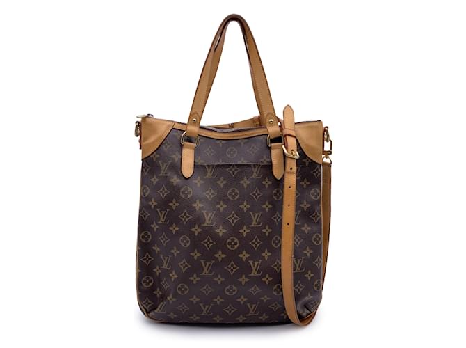 Louis Vuitton Tote Bag Odeon Brown Cloth  ref.1333459