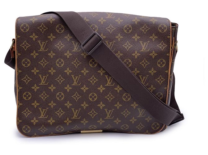 Borsa a tracolla Louis Vuitton Abbesses Messenger Marrone
