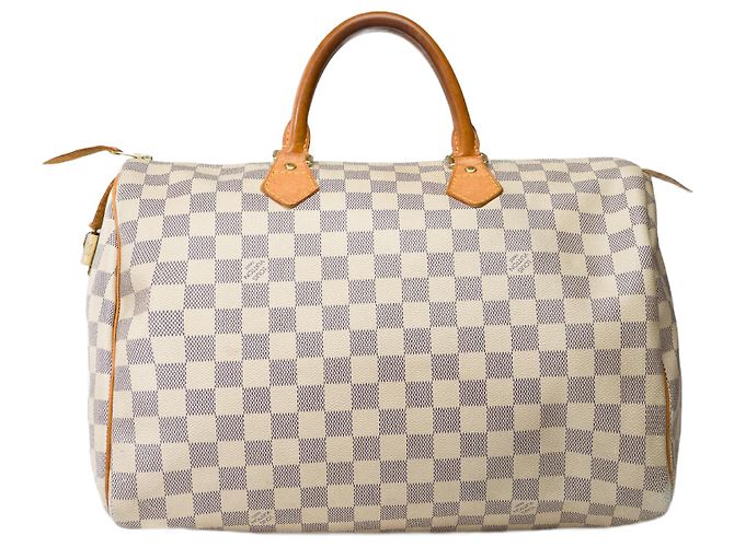 LOUIS VUITTON Speedy Bag in White Canvas - 101841