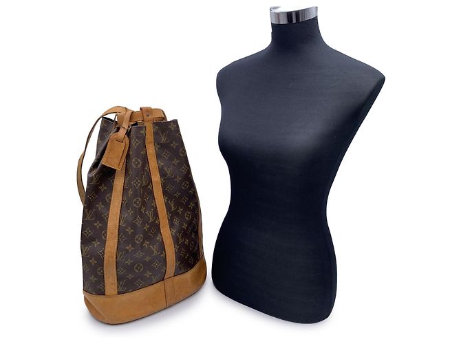 Louis Vuitton Backpack Vintage Randonnee Brown