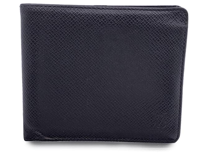 louis vuitton wallet Black Leather  ref.1333476