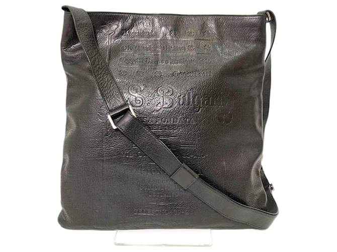 Bulgari Collezione 1910 Black Leather  ref.1333498