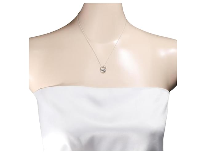 Tiffany & Co Circlet Silvery Silver  ref.1333548