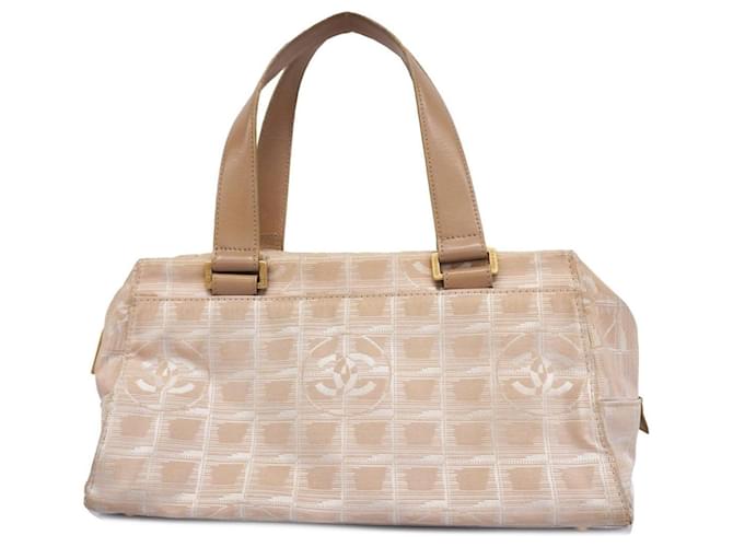 Timeless Chanel Travel line Beige Synthetic  ref.1333582