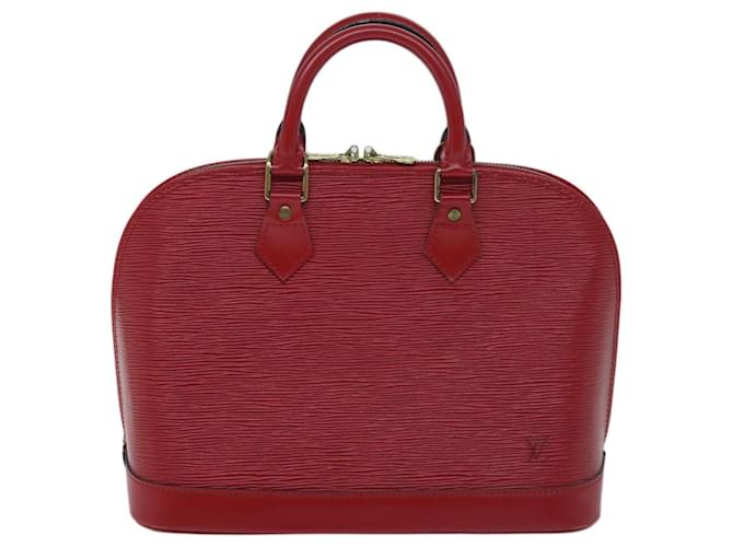 Louis Vuitton Alma Red Leather  ref.1333604