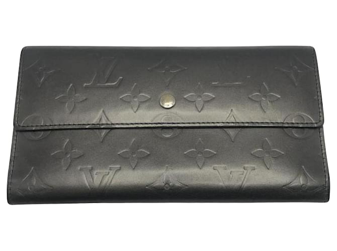 Louis Vuitton Trésor Grey Leather  ref.1333703