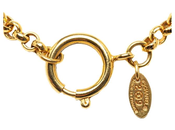 Timeless Colar Chanel Dourado Banhado a ouro  ref.1333729