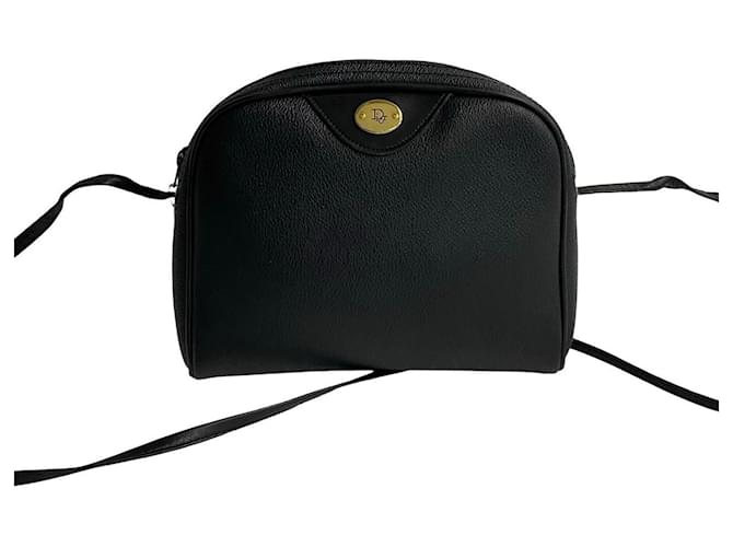 Dior Honeycomb Black Leather  ref.1333745