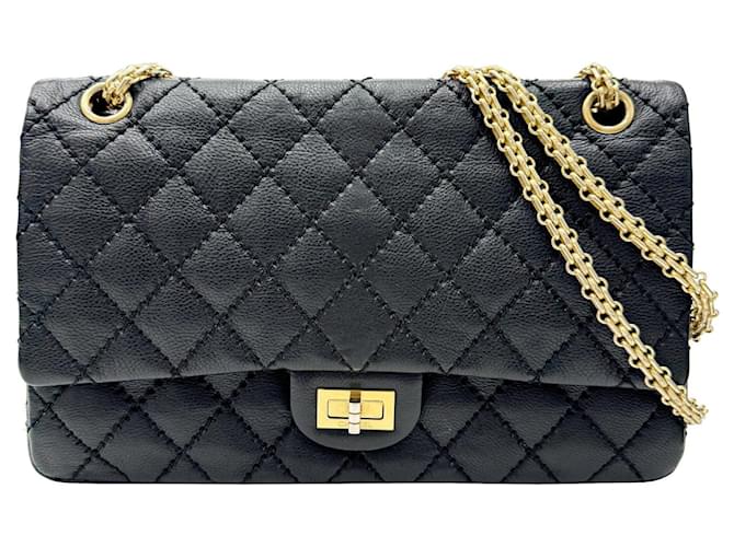 Chanel Timeless Black Leather  ref.1333783