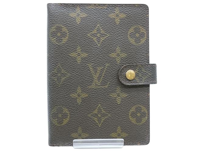 Louis Vuitton Agenda Cover Brown Cloth  ref.1333802