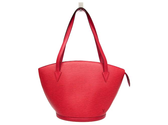 Louis Vuitton Saint Jacques Red Leather  ref.1333875