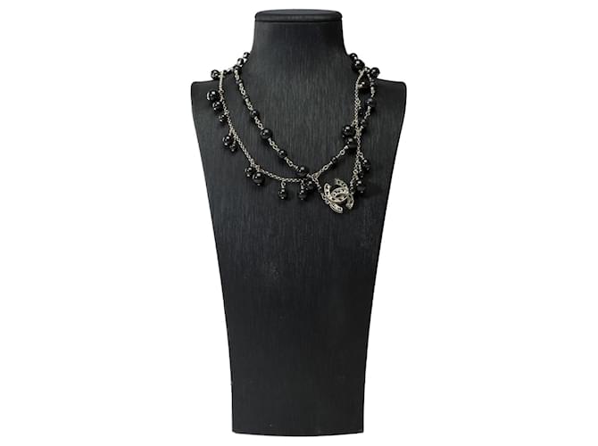 CHANEL CC Jewelry in Black Pearl - 101857  ref.1333924