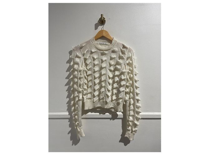 ACNE STUDIOS Strickwaren T.International XXS Polyester Weiß 