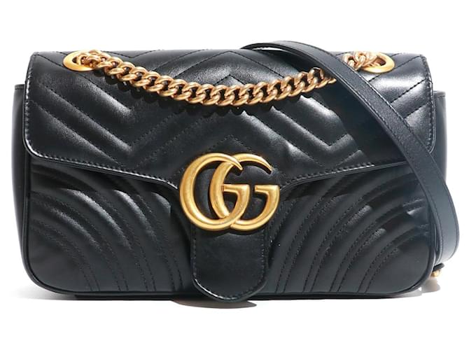 Marmont GUCCI  Handbags T.  leather Black  ref.1333946