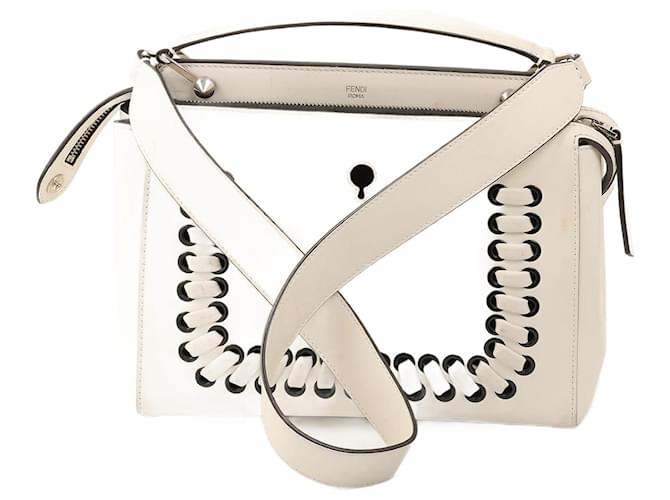 FENDI  Handbags   Leather White  ref.1333957