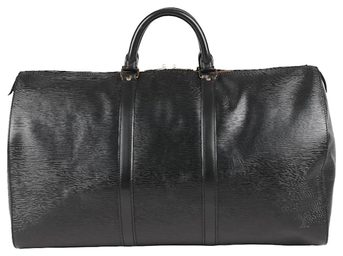 Louis Vuitton Keepall en cuir épi 50 en noir  ref.1333986