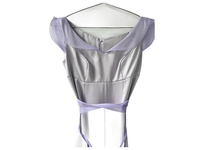 Emporio Armani Armani Privé vestido lavanda Plata
