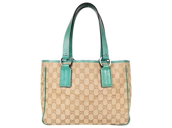 Gucci GG Monogram Abbey Shopper Bag Beige Leather  ref.1334036