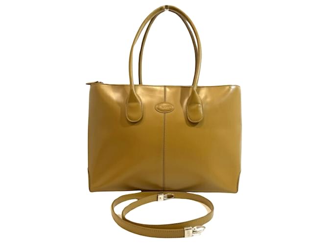 D-Bag TOD'S Camelo Couro  ref.1334071