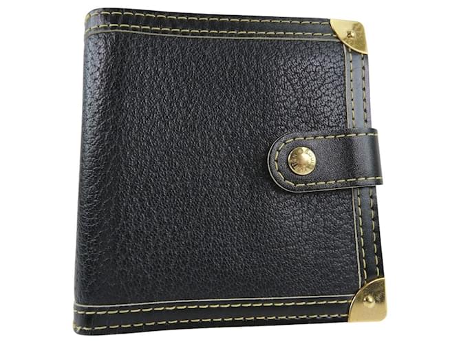 Louis Vuitton Compact Zip Wallet Leather Short Wallet M91828 in fair condition  ref.1334217
