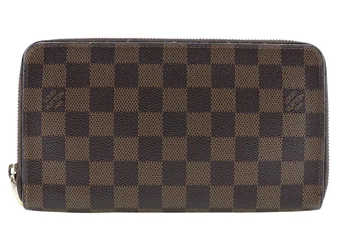 Louis Vuitton Zippy Organizer Canvas Long Wallet N60003 in fair condition Cloth  ref.1334225