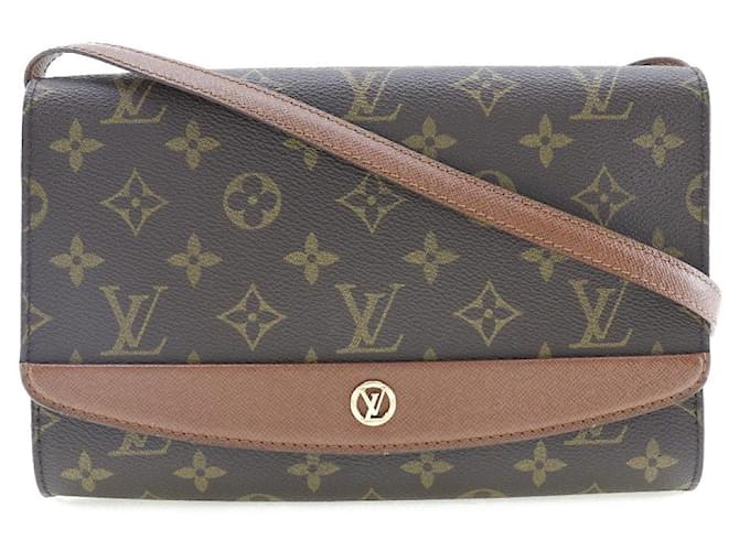 Louis Vuitton Bordeaux Shoulder Bag Canvas Shoulder Bag M51797 in fair condition Cloth  ref.1334246