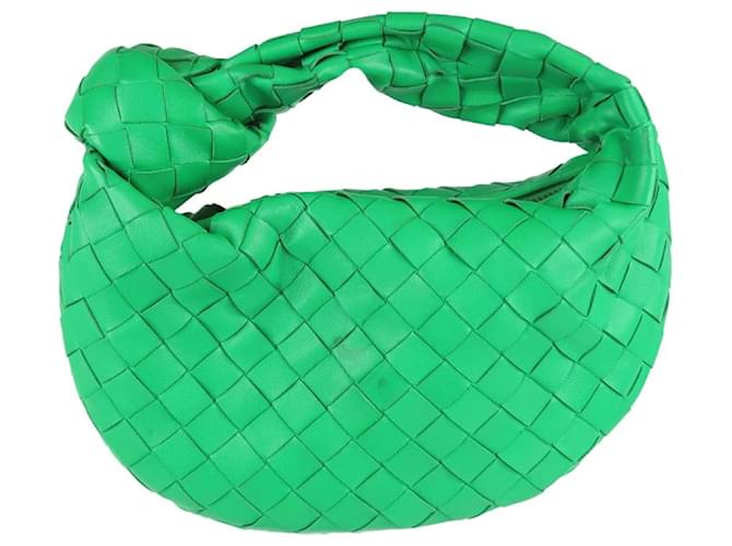 Bottega Veneta Bolso Jodie mini verde Cuero  ref.1334266