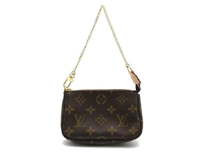 Louis Vuitton Mini Pochette Accessoires Canvas Vanity Bag M58009 in good condition Cloth  ref.1334415