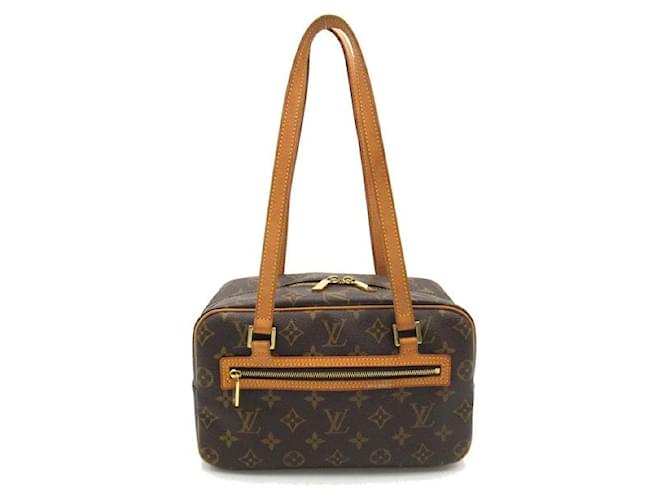 Louis Vuitton Cite MM Canvas Shoulder Bag M51182 in good condition Cloth  ref.1334416