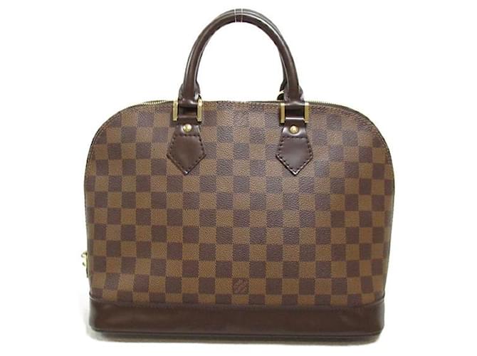 Louis Vuitton Alma PM Canvas Handtasche N51131 in sehr gutem Zustand Leinwand  ref.1334429