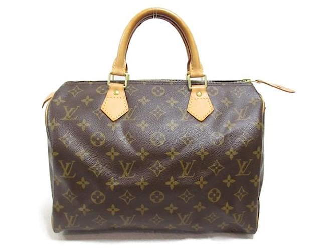 Louis Vuitton Speedy 30 Canvas Handbag M41526 in good condition Cloth  ref.1334433