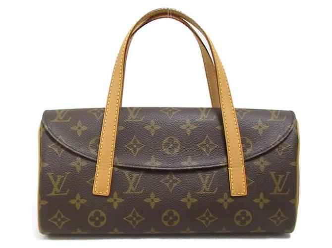 Louis Vuitton Sonatine Monogram Handbag Canvas Handbag M51902 in good condition Cloth  ref.1334439