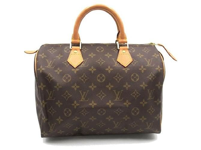 Louis Vuitton Speedy 30 Canvas Handbag M41526 in good condition Cloth  ref.1334466
