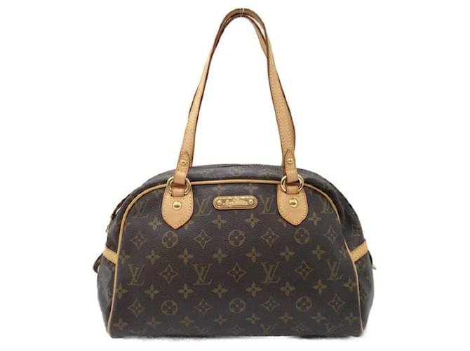 Louis Vuitton Montorgueil PM Canvas Shoulder Bag M95565 in good condition Cloth  ref.1334469
