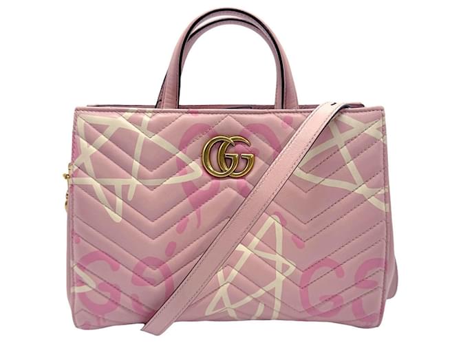 GUCCI MARMONT Cuir Rose  ref.1334554