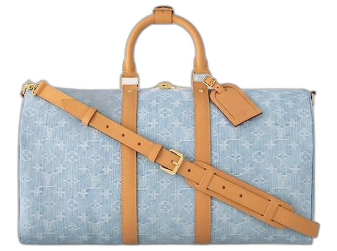 Louis Vuitton LV Keepall Denim bleu 45 neuf