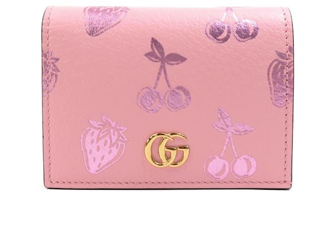 Gucci GG Marmont Pink Leder  ref.1334568