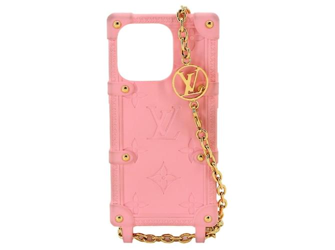 Louis Vuitton Photo case Pink Leather  ref.1334571