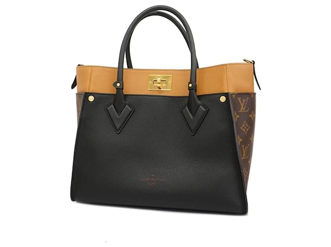 Louis Vuitton On My side Black Leather  ref.1334578